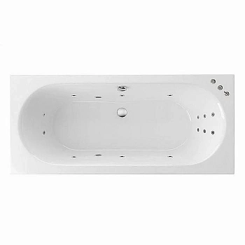 Ванна акриловая EXCELLENT Oceana SMART WAEX.OCE16.SMART.CR 160x75 белая с гидромассажем