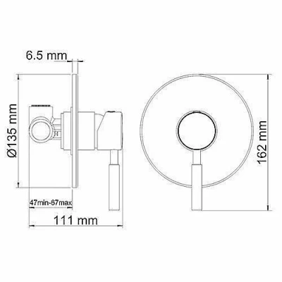 Смеситель для душа WasserKRAFT Main 4151