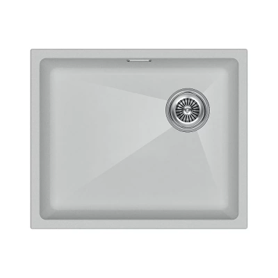 Кухонная мойка Paulmark LUMI 55UNI-SKEW LU55SK-WH белый