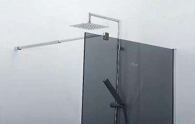 Душевое ограждение Cezares Liberta L-2-100 серый/профиль хром