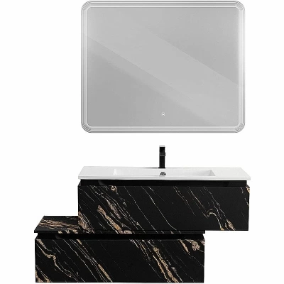 Нижняя тумба Cezares SLIDER-1000-1C-PI-NF-P черный фьюжн