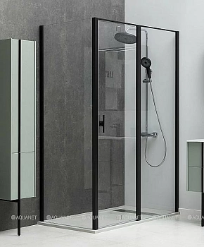 Душевой уголок Allen Brau Priority 80x120 Черный
