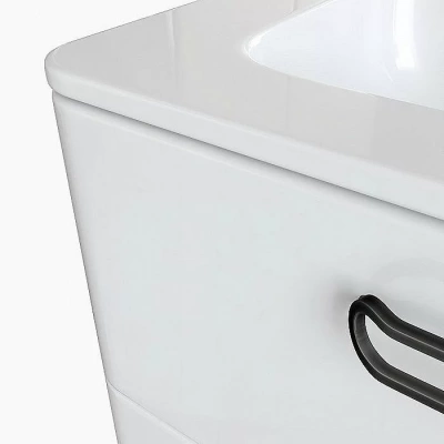 Тумба с раковиной IDDIS Brick BRI60W0i95K 60 белая