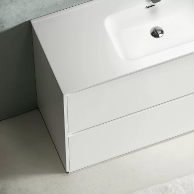 Тумба с раковиной Sancos Libra Floor 120 LB120F-1W белая