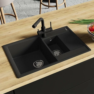 Кухонная мойка Lemark Ramza 760 9910042 шампань