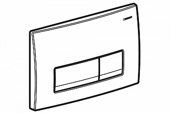 Кнопка для инсталляции Geberit Delta50 115.119.14.1 черный матовый