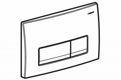 Кнопка для инсталляции Geberit Delta50 115.119.14.1 черный матовый