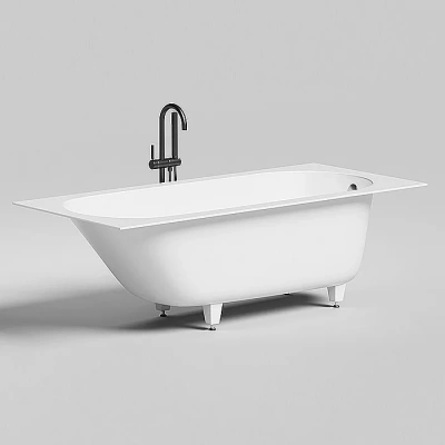 Ванна Salini Ornella Axis 170х75 103523M белая матовая