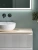 Тумба с раковиной Sancos SNOB R 100 со столешницей, белая матовый