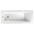 Ванна акриловая Excellent Ava ULTRA NANO WAEX.AVA17.ULTRANANO.GL 170x70 белая с гидромассажем