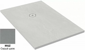 Душевой поддон Jacob Delafon SINGULIER E67023-MGZ 120x90 серый шелк