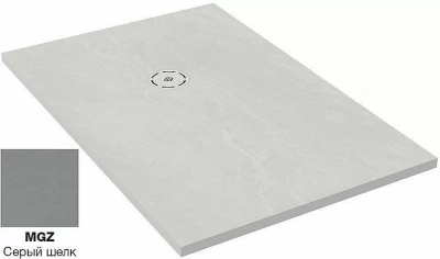 Душевой поддон Jacob Delafon SINGULIER E67023-MGZ 120x90 серый шелк