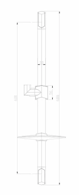 Душевая штанга Lemark LM8066C