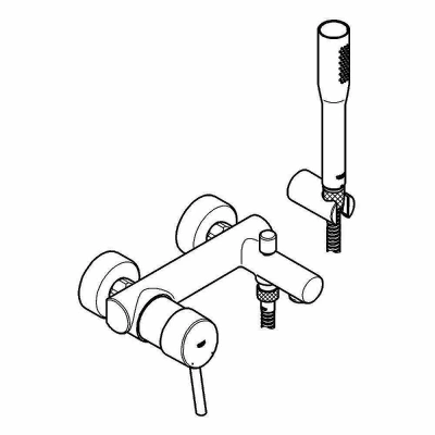 Смеситель для ванны Grohe Concetto 32211001 хром