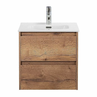 Тумба с раковиной BelBagno KRAFT-500-2C-SO-RT Rovere Tabacco