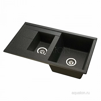 Мойка для кухни Акватон Делия 87 1A716232DE210 графит