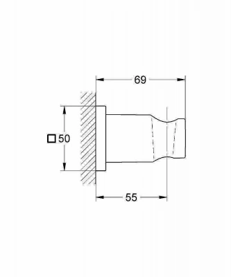 Держатель ручного душа Grohe Rainshower 27075000