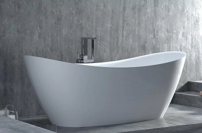 Ванна Salini NOEMI Up&Down S-Stone Solix 170х75 белая/снаружи RAL матовая