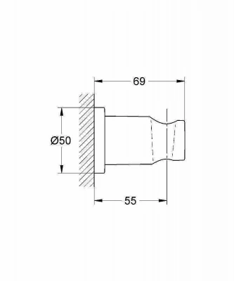 Держатель ручного душа Grohe Rainshower 27074000