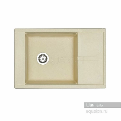 Мойка для кухни Акватон Делия 78 1A715132DE290 бежевый