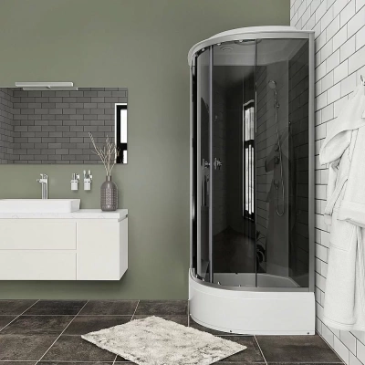 Душевая кабина Niagara Eco E90/26/TN 90х90 стекло тонированное/профиль хром