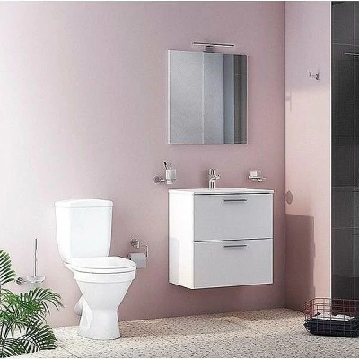 Унитаз напольный Vitra Norm Blanc 9837B099-7201 с бачком, с крышкой микролифт, белый