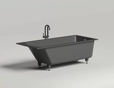 Ванна Salini Cascata S-Stone 104223MRH 180x80 белая/снаружи RAL матовая