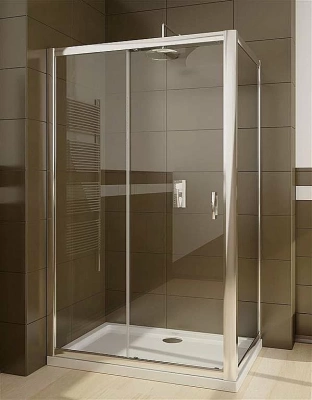 Душевой уголок Radaway Premium Plus DWJ+S 140x90 стекло прозрачное/профиль хром