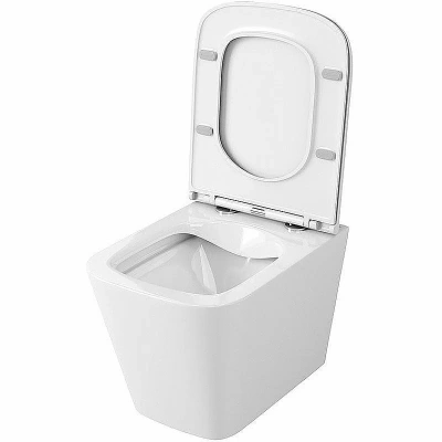 Унитаз с инсталляцией OWL 1975 Vatter Ruta H mini OWLINSTTI.TOWLT190403S безободковый, с крышкой микролифт, с кнопкой Titan хром