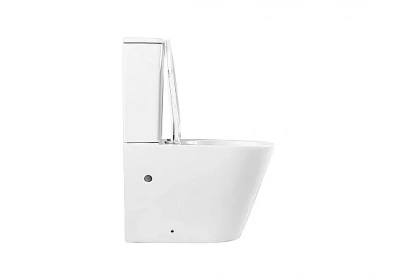 Унитаз-компакт Aquatek Вега AQ2904-00 белый, с крышкой микролифт, с бачком, безободковый