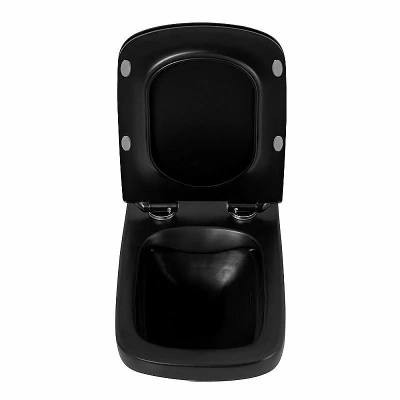 Унитаз подвесной BelBagno SELA BB3201CHR безободковый, с крышкой микролифт, с инсталляцией и кнопкой