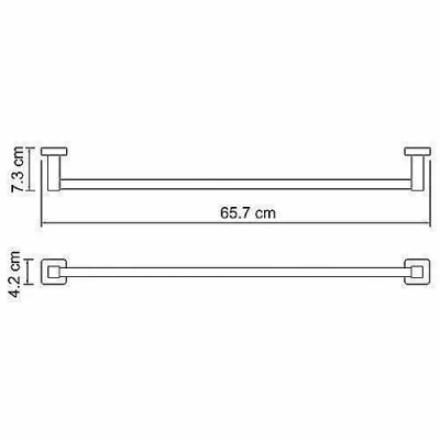 Полотенцедержатель WasserKRAFT Lippe K-6530