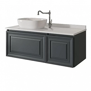 Тумба с накладной раковиной с ящиками Caprigo Ponza 110 L70 C40