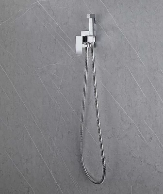 Гигиенический душ со смесителем ABBER Wasserfall AF8625 хром