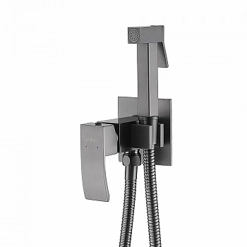 Гигиенический душ со смесителем Abber Wasserfall AF8625NG никель