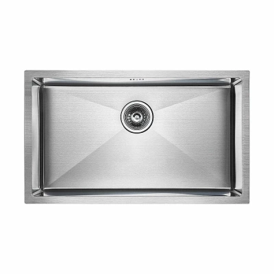 Мойка кухонная Paulmark VALDE PM217444-BS брашированная нерж. сталь