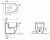 Биде напольное Kerasan Flo 3121 Биде напольное Kerasan Flo 3121