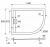 Душевой поддон Cezares TRAY AS-RH 120x80 белый