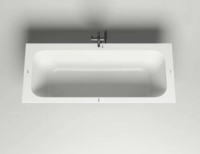 Ванна Salini Orlanda AXIS KIT S-Stone 190x80 белая матовая