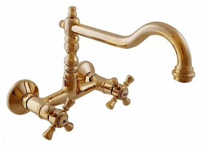 Смеситель для раковины RAV-Slezak MORAVA RETRO MK302.5/28Z золото