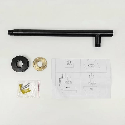 Держатель верхнего душа PAINI 50PZ745TT35 черный матовый
