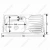 Мойка кухонная с сифоном Melana 221 t (*10)