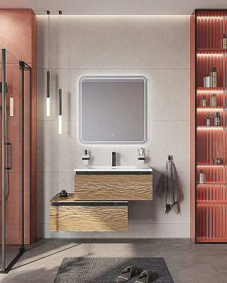 Нижняя тумба Cezares SLIDER-800-1C-PI-RT-P дуб тангент