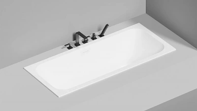 Ванна Salini Orlanda AXIS Kit S-Sense 170x75 103313G белая глянцевая