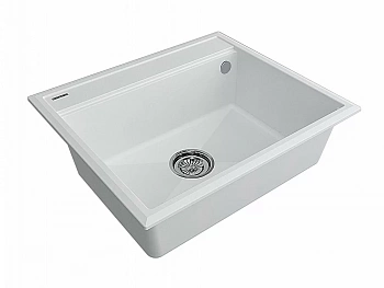 Кухонная мойка Paulmark STEPIA-590 PM115951-WH 590х510 белая
