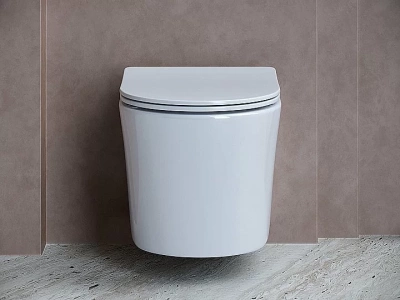 Унитаз подвесной Ceramica Nova Balearica CN6000_1002W_1000 безободковый, с крышкой микролифт, с инсталляцией и белой кнопкой