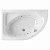Ванна акриловая EXCELLENT Aquarella NANO WAEX.ARL15.NANO.CR 150x100 белая с гидромассажем