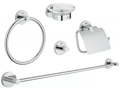Набор аксессуаров для ванной Grohe Essentials 40344001 хром