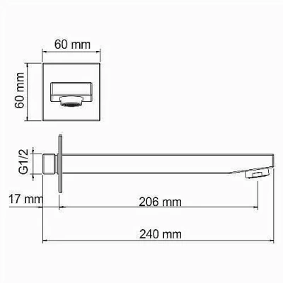 Излив для душа WasserKRAFT A187