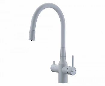 Смеситель для кухни Paulmark Salix Sa213419-431 белый матовый